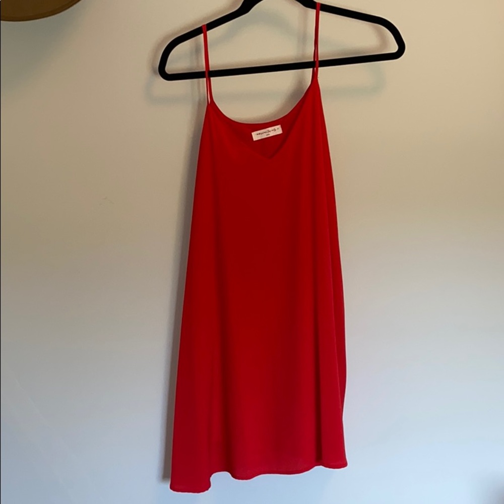 American Threads Red Dress Size MD